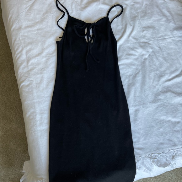 Zara Dresses & Skirts - Black Bodycon Dress with Cut Out (S) brand new with tags!